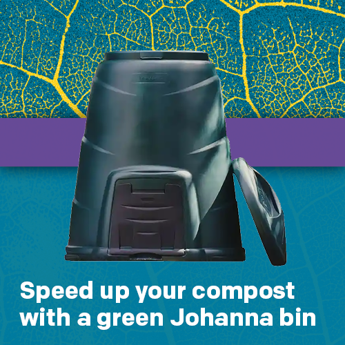 Speed up your compost with a green Johanna bin